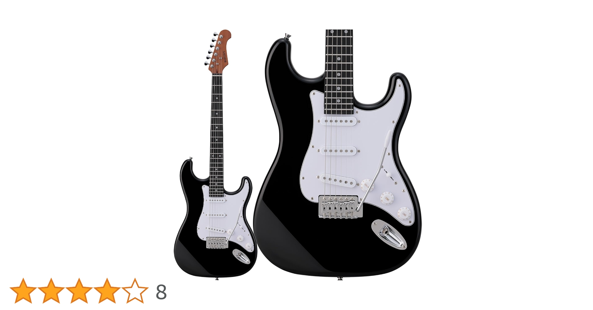 Amazon | BUSKERS BST-Standard BLK ストラトキャスタータイプ