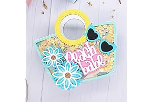 Kscraft Dies: Unleash Your Creativity with 3D Beach Bag Embossing Stencils