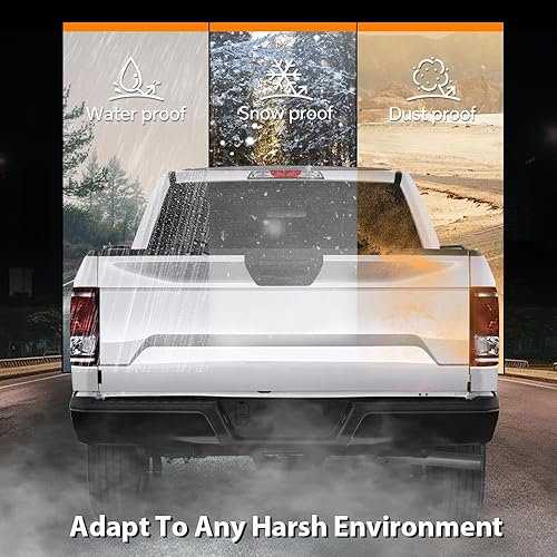 Miniatura 5 de G-PLUS Juego de luces traseras compatibles con Ford F150 2015 2016 2017, luces traseras izquierda y derecha, luces de freno con bombilla lente