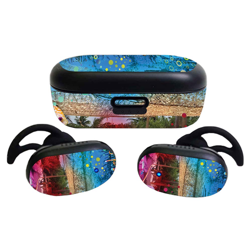MightySkins Glossy Glitter Skin Compatible with Bose QuietComfort Earbuds (2020)
