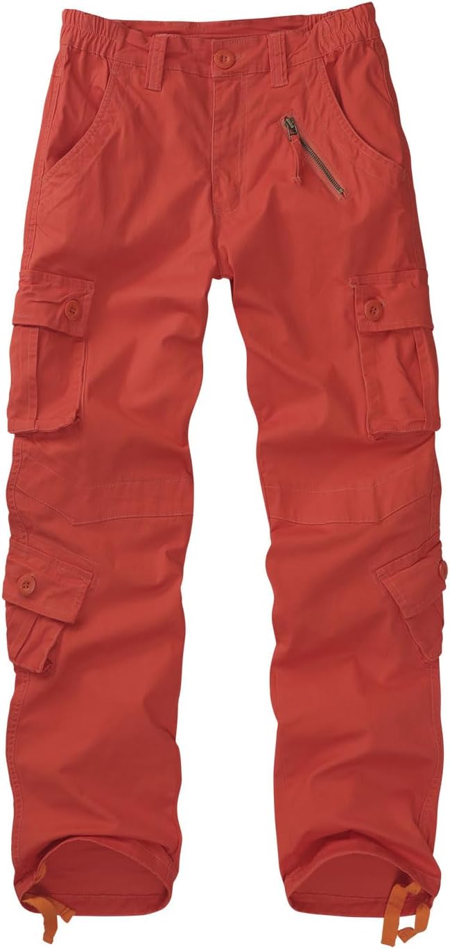 Women's Cargo Pants Quick Dry Casual Military Army Camo Combat Work Casual Pants with Pockets