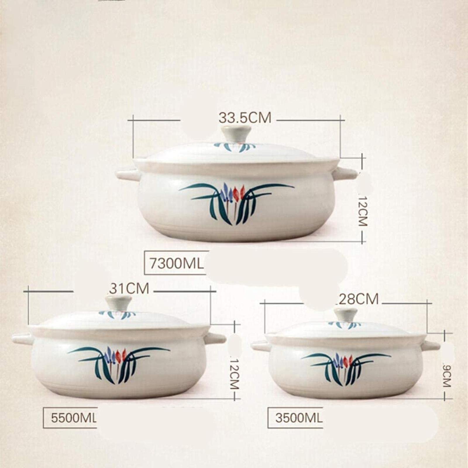 Garnek gliniany/garnek ceramiczny, 7,3 litra,-7.3L