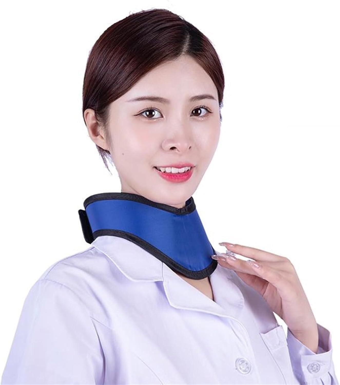 Collier de plomb rayons X 0.35mmpb léger pour protection thyroïde
