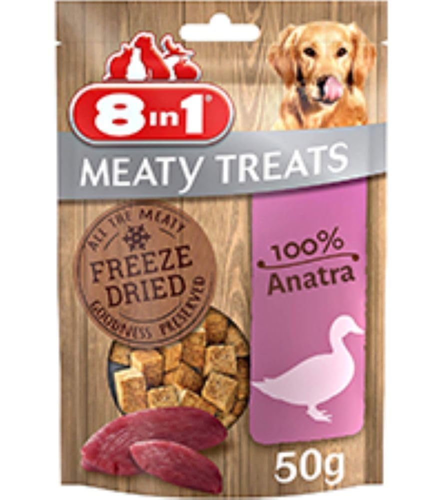 8In1 Meaty Treats Smakołyki dla Psów, Kaczka, 50 g