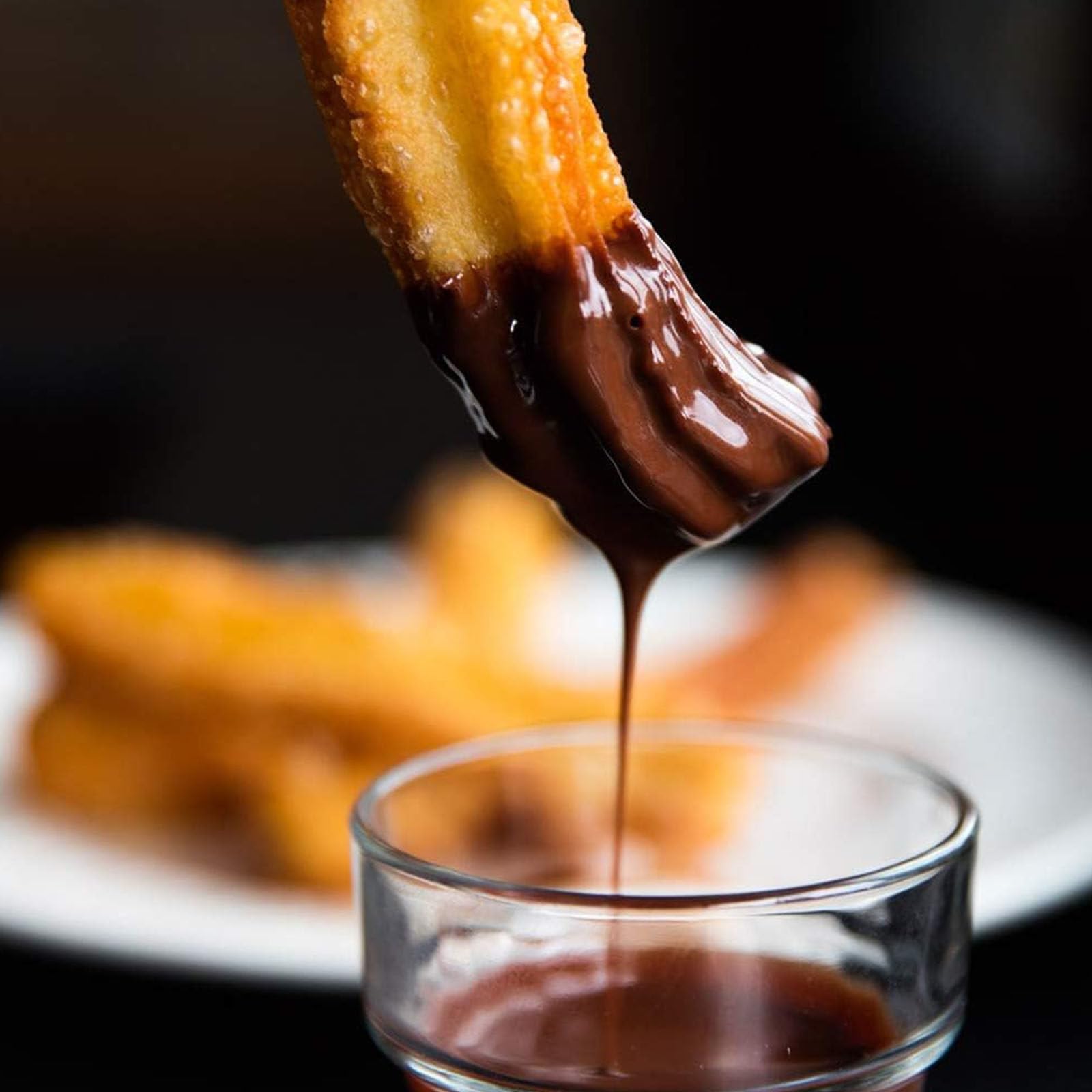 PixCy Máquina De Churros Manual Vertical Español Churros Makerheavy Manual Churros Maquina 4PCS Boquillas Verticales Churrera Español Máquina para Restaurantes Y Panaderías,7L
