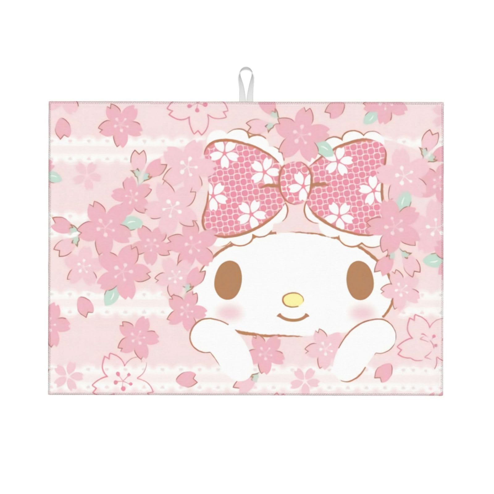 マイメロ サンリオ 水切りバット マイメロディ 水切り キッチン Amazon.co.jp: マイメロディ 水切りマット 吸水マット キッチン 水切り