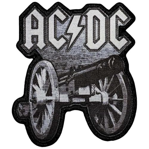 AC/DC - Patch Ă repasser FOR THOSE ABOUT TO ROCK (Taille unique) (Noir/Gris)
