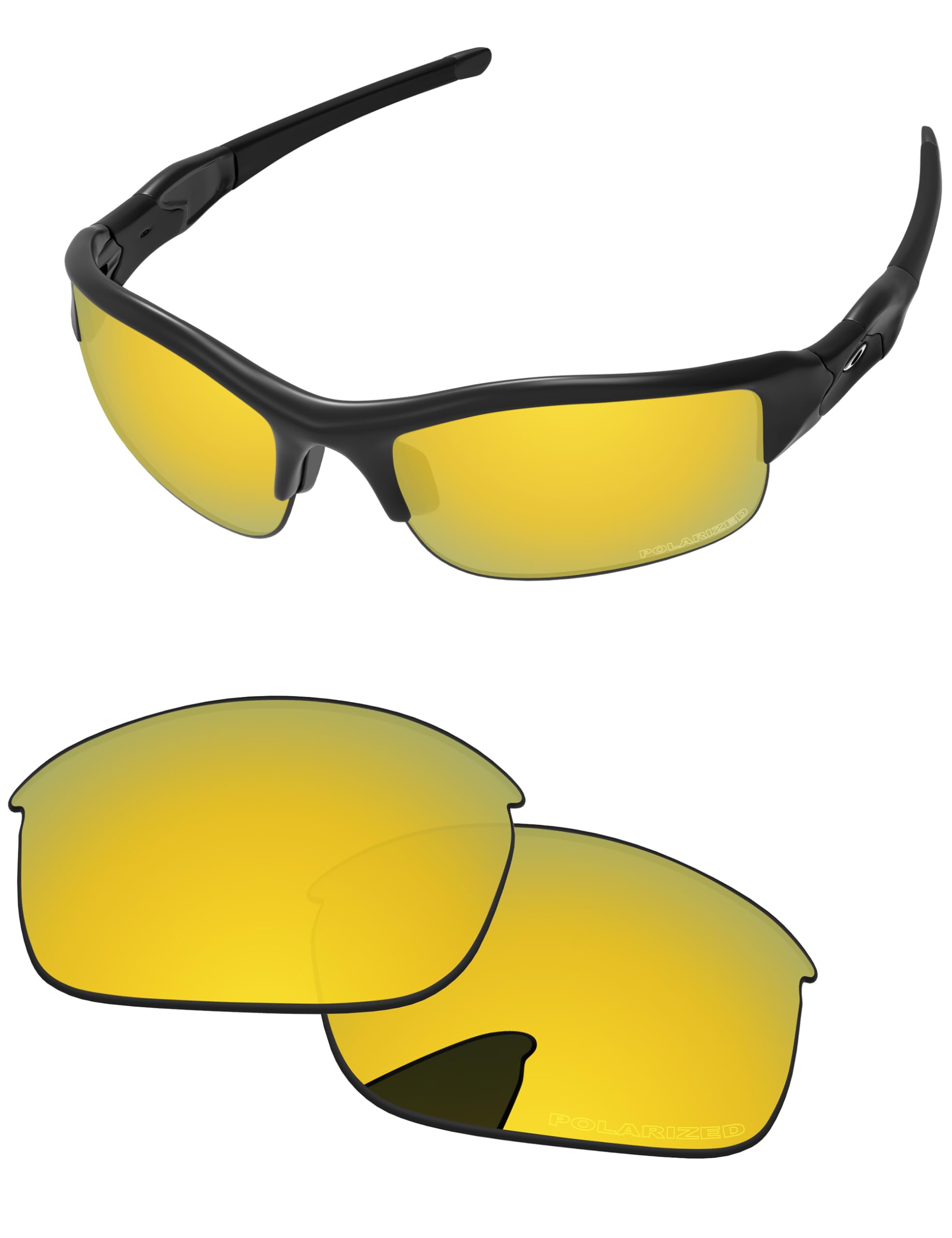 Amazon | PapaViva Oakley Flak Jacket OO9008 63mmサングラス用交換用