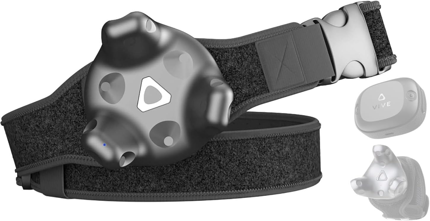Vive Tracker Straps/Belt For Htc Vive, 3.0, 2.0, And Ultimate Trackers (1 Waist Belt), Secure Comfortable Full Body Tracking (Trackers Not Included)
