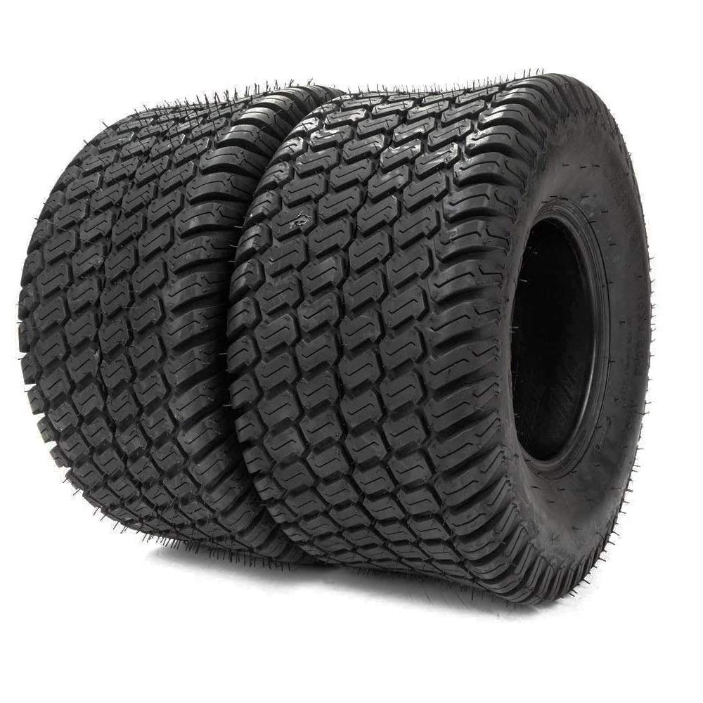 Set of 2 Lawn Mower Tractor Turf Tires 18x9.50-8 18x9.50x8 Golf Cart 4PR Tires Tubeless