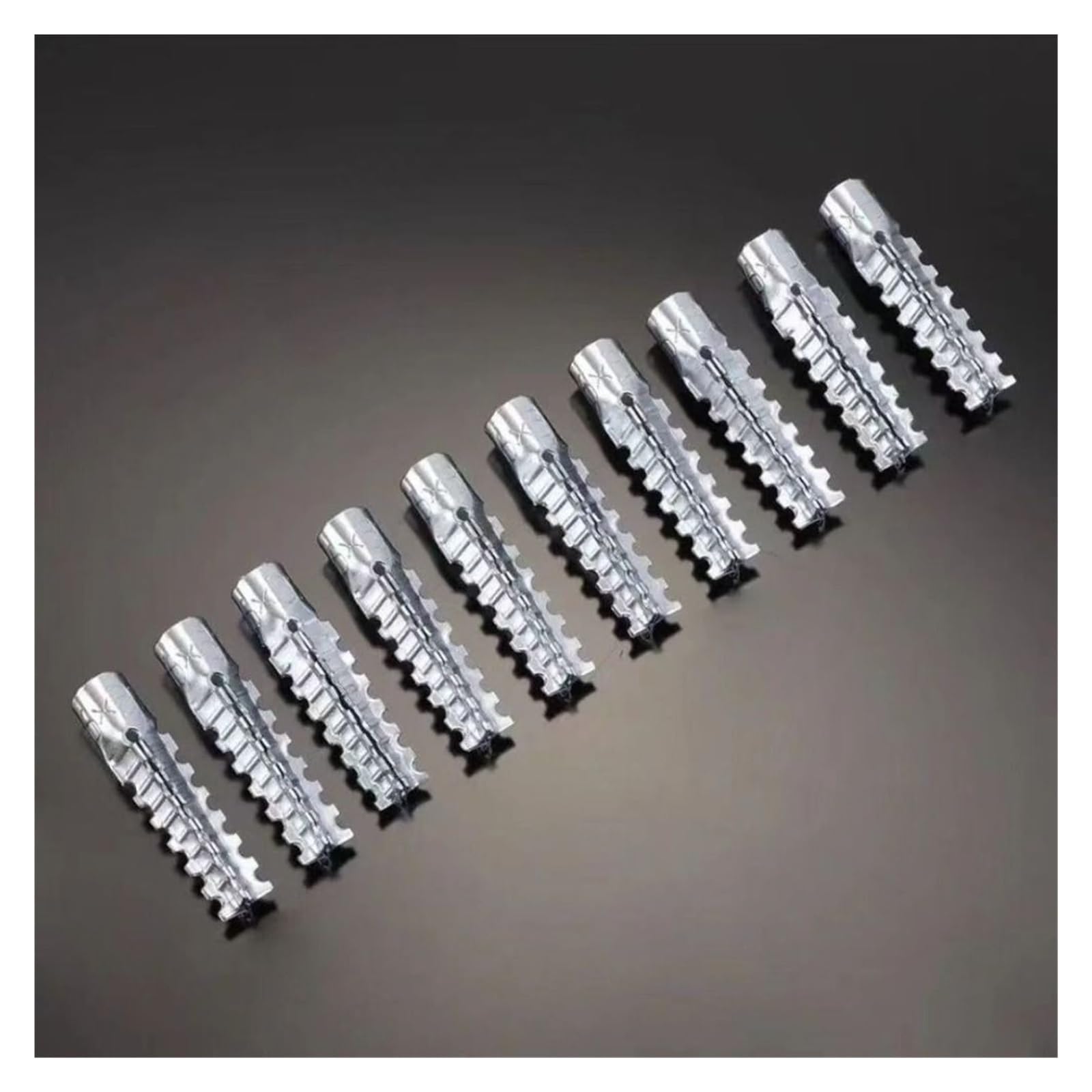 Dübel Selbstschneidende Metallexpansion | Rohrnägel, gezahnte Wandschrauben, Befestigungselemente, Bolzen for Beton(M8 100Sets)