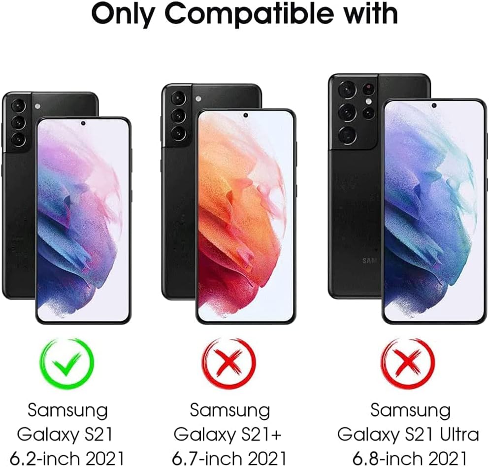 Miniatura 4 de Funda compatible con Samsung Galaxy S21, diseño de patrón estético japonés de flor de cerezo y luna, protección de cuerpo completo a prueba de