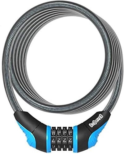 Onguard Neon 8160 Combo CandadoSoporte para Cable, Azul, 6' x 0.394 in