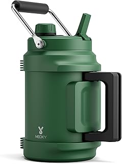 Meoky Garrafa de água isolada de 1,8 g