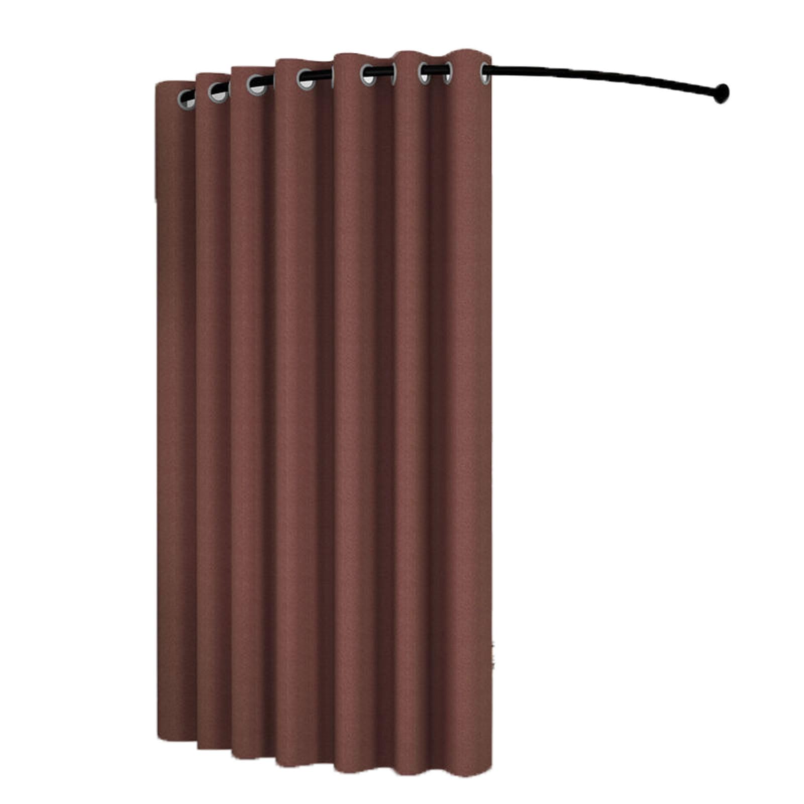 Cabine d'essayage portable en C pour l'agencement de magasin de mode