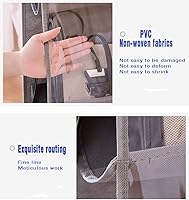 Vista 13 de AARAINBOW 1 Pack Hanging Handbag Purse Organizer for Closet, Hand Bag Organizer Holder 8 Pockets, Space Saving Wardrobe Purse Storage Organizer for