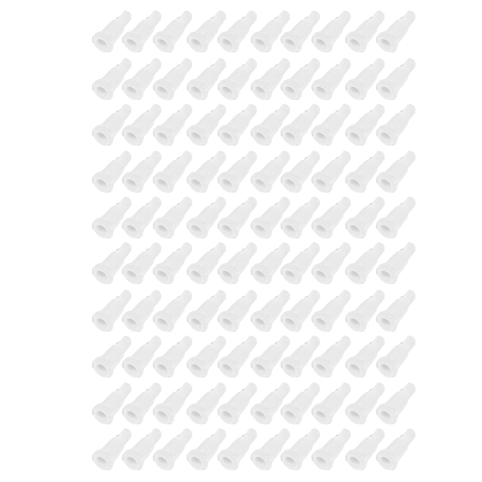 Laikoutd White 100Pcs Leak Dispensing Plugs For Syringes In Multiple Colors For Electronics Bulk Glues Dispensing Plugs