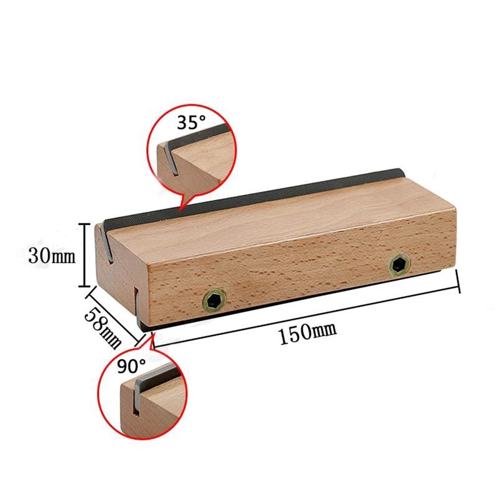 Narzędzie Do Polerowania Gryfu I Podstrunnicy Klasycznego Basu Elektrycznego Tuner Gitary(Double-sided Chamfer)