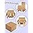 Eupako Gift Boxes 4x4x4 25 Pack Brown Kraft Paper Box with Lids Party Favor Boxes for Bridesmaids Proposal, Crafting, Cupcake, Wedding, Christmas