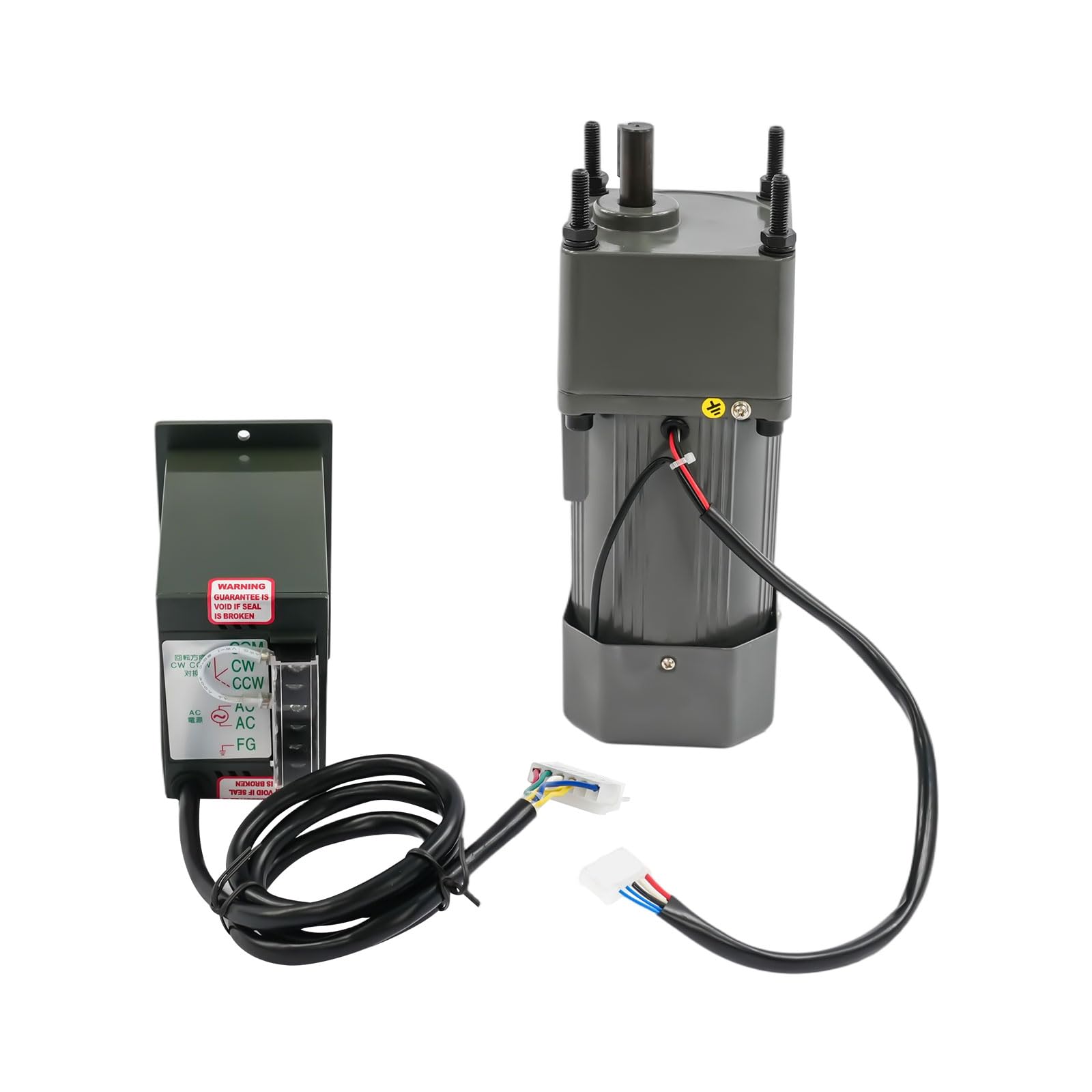 Motor de engranaje de 220 V, 10 K 250 W, motor de engranaje helicoidal con reductor y regulador de velocidad, 135 rpm, velocidad ajustable, 60 dB y 40 uF, motor eléctrico para máquinas de cría de