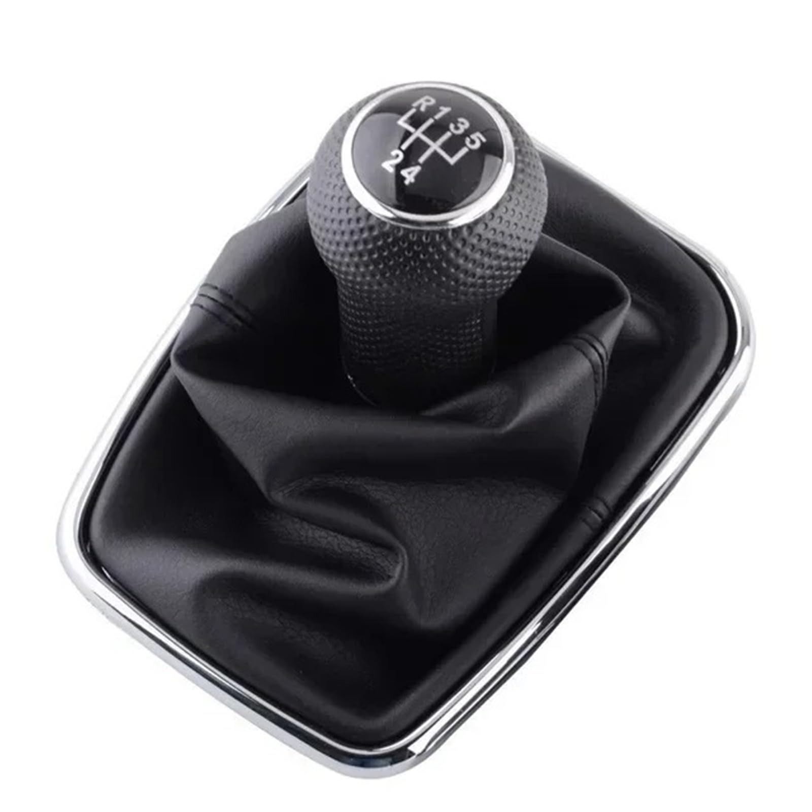 Dajmsuy 5 Speed For Vw Mk4 For Jetta For Bora 1999-2004 12Mm Speed Black Frame Gear Shift Knob Lever Gaiter Boot Car Gear Shift(5 Speed)