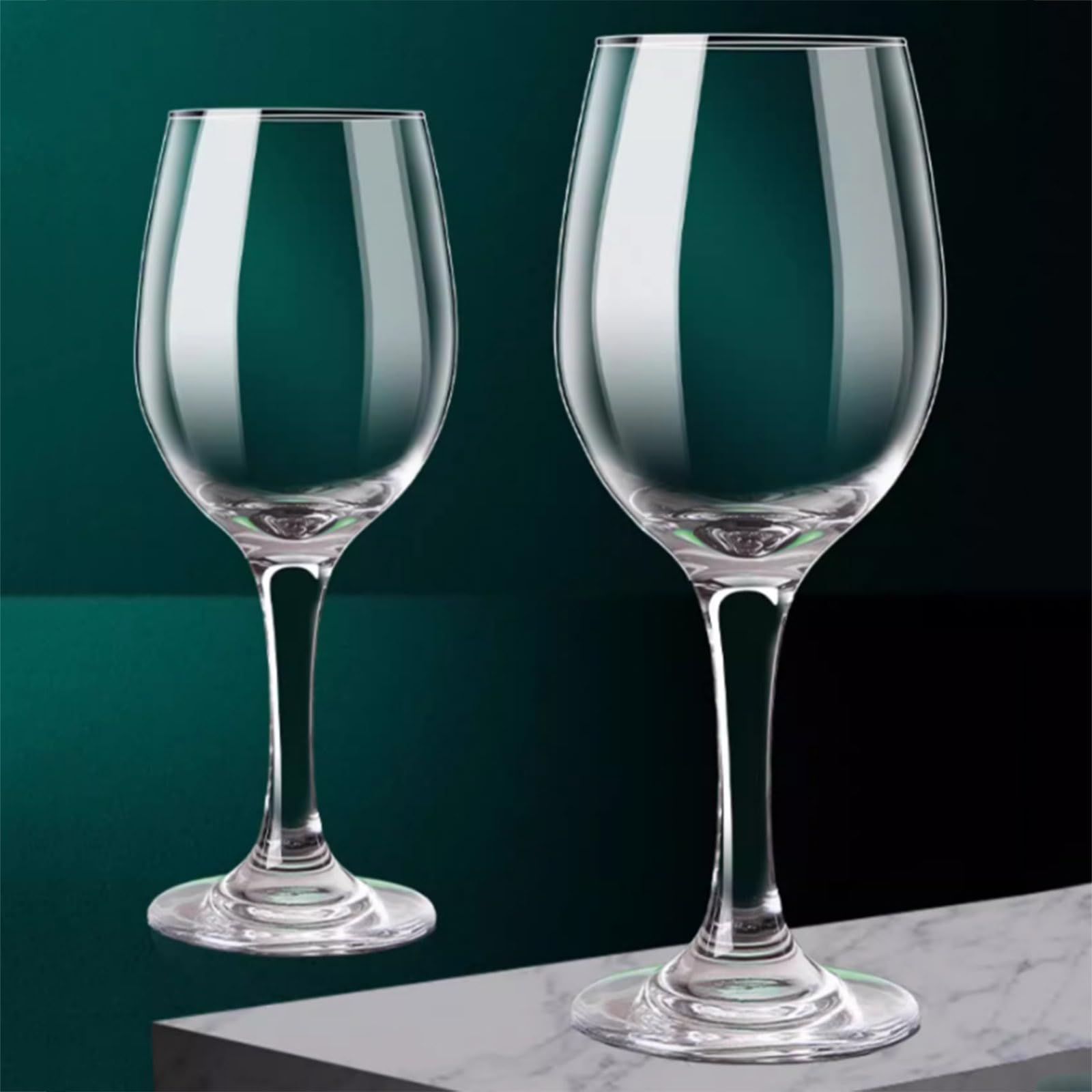 Generic Große Weingläser.11.8Oz Kristall Rotweingläser Lange Stiel Weingläser Champagnergläser Für Familienversammlungen Hotels/Transparent/Satz Von 4