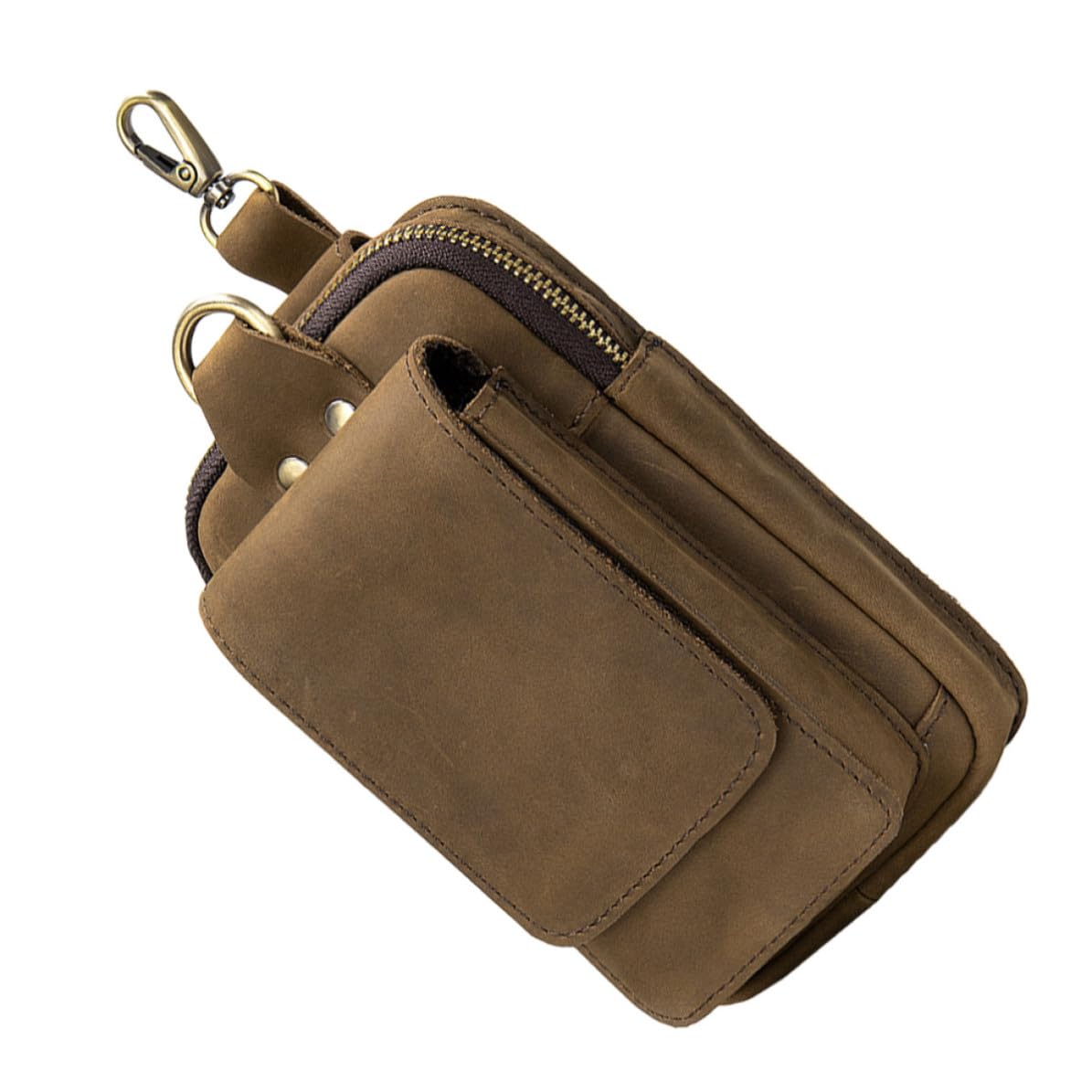 Bolsa para Teléfono Móvil Grande de PU para Cinturón y Senderismo