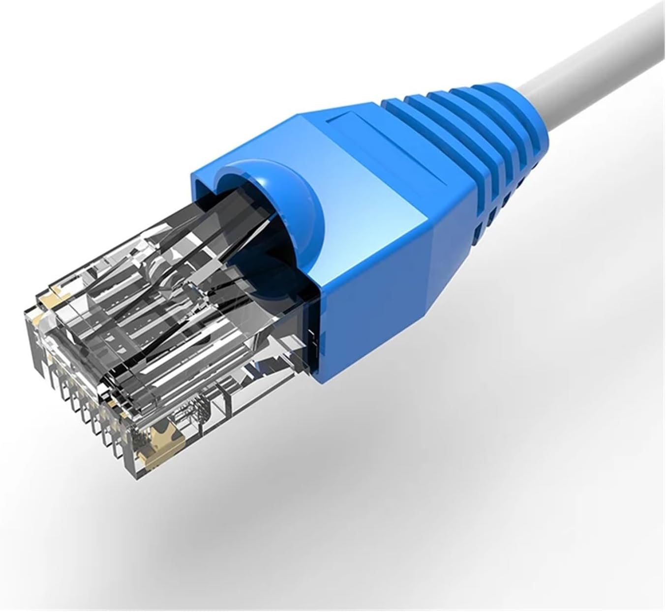 50 Network RJ45 Cable Sleeves Plastic Multicolor Protective Covers Strain Relief for Cat5e Cat6 Modular Plug Protection(Red)