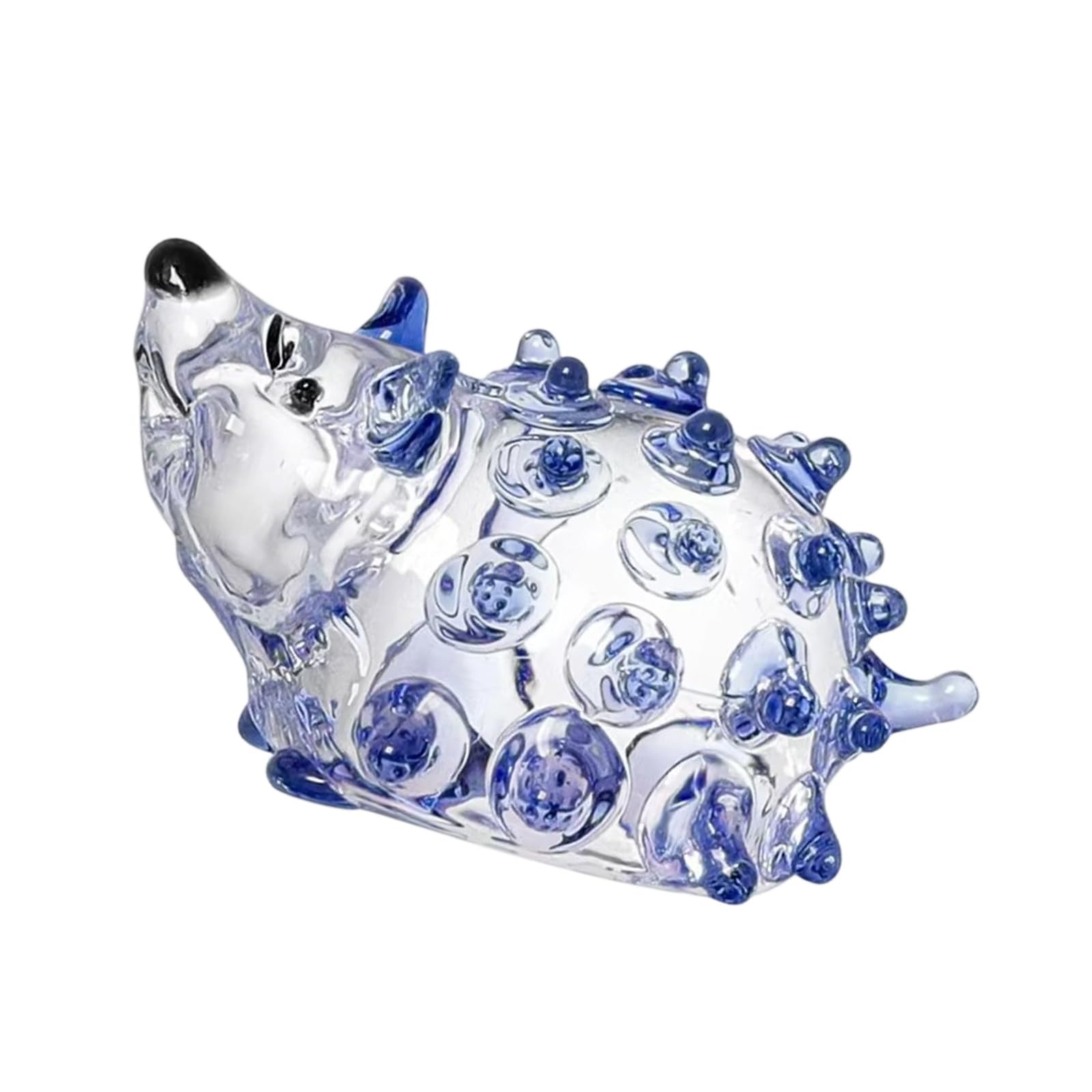 Miniature Glass Hedgehogs Animal Figurine Gifts for Women Valentine for Crystal Animal Decoration Crystal Sculpture