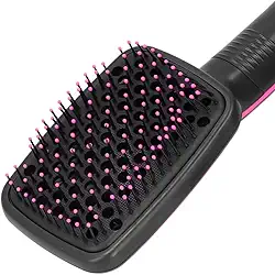 Escova Elétrica Secadora 127V Rosa Com Três Níveis De Potência, Cerdas Suaves E Design Ergonômico – Alisamento Rápido, Brilho E Praticidade Para Todos Os Tipos De Cabelos