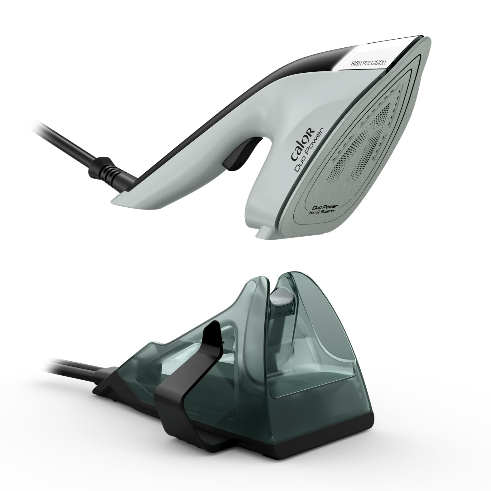 Calor, Duo Power 2 en 1, Plancha a vapor y plancha de ropa, fácil de usar, rápido y eficiente, sin ajustes, plancha extra ligera, JF4031C0