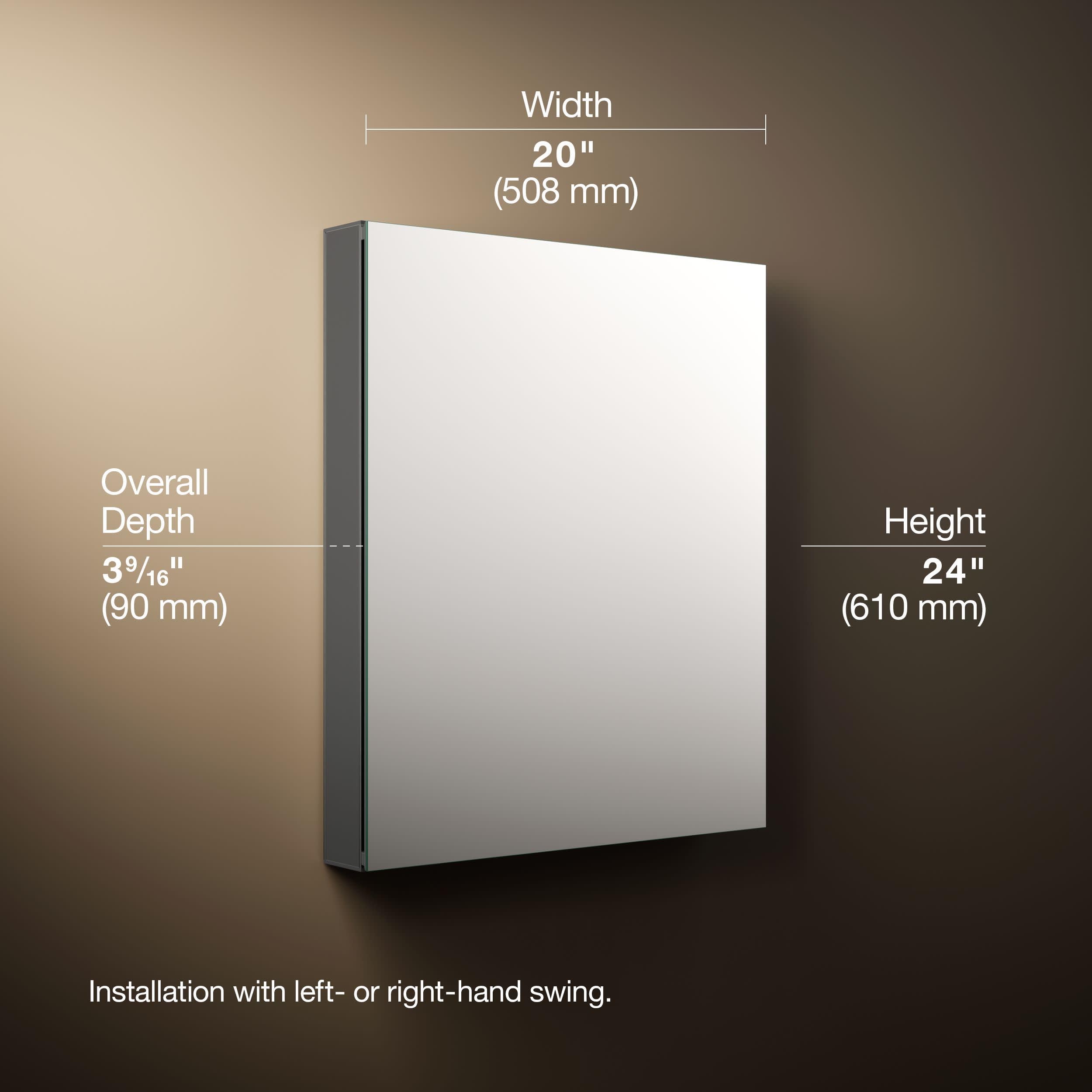 Kohler Maxstow 20" W x 24" H Mirror Cabinet 1