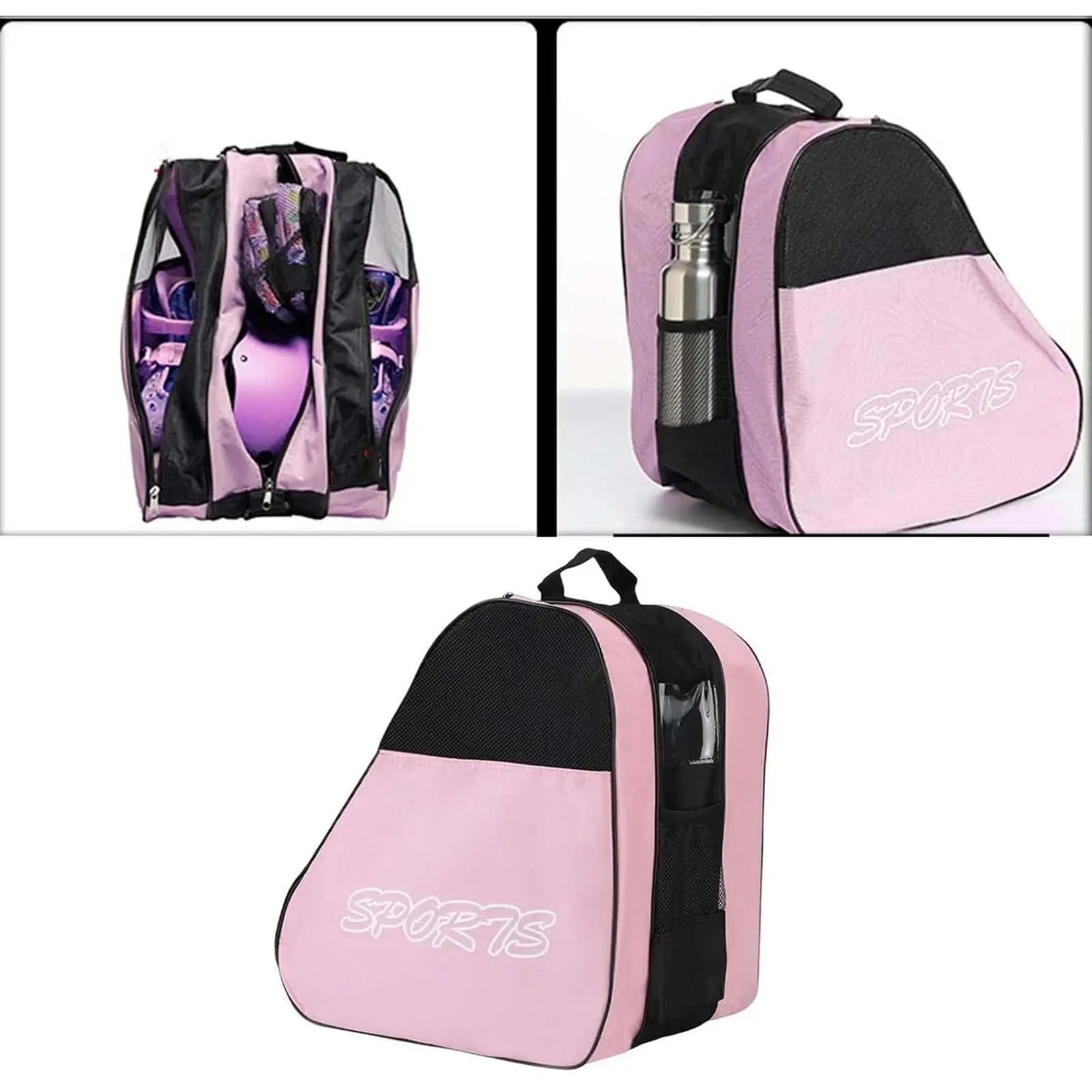 Bolsa para Botas de esquí Bolsa para Patines, Bolsa de Almacenamiento para Patines de Gran Capacidad, Duradera, Bolsa para Patinaje sobre Ruedas Bolsa de Viaje para esquís