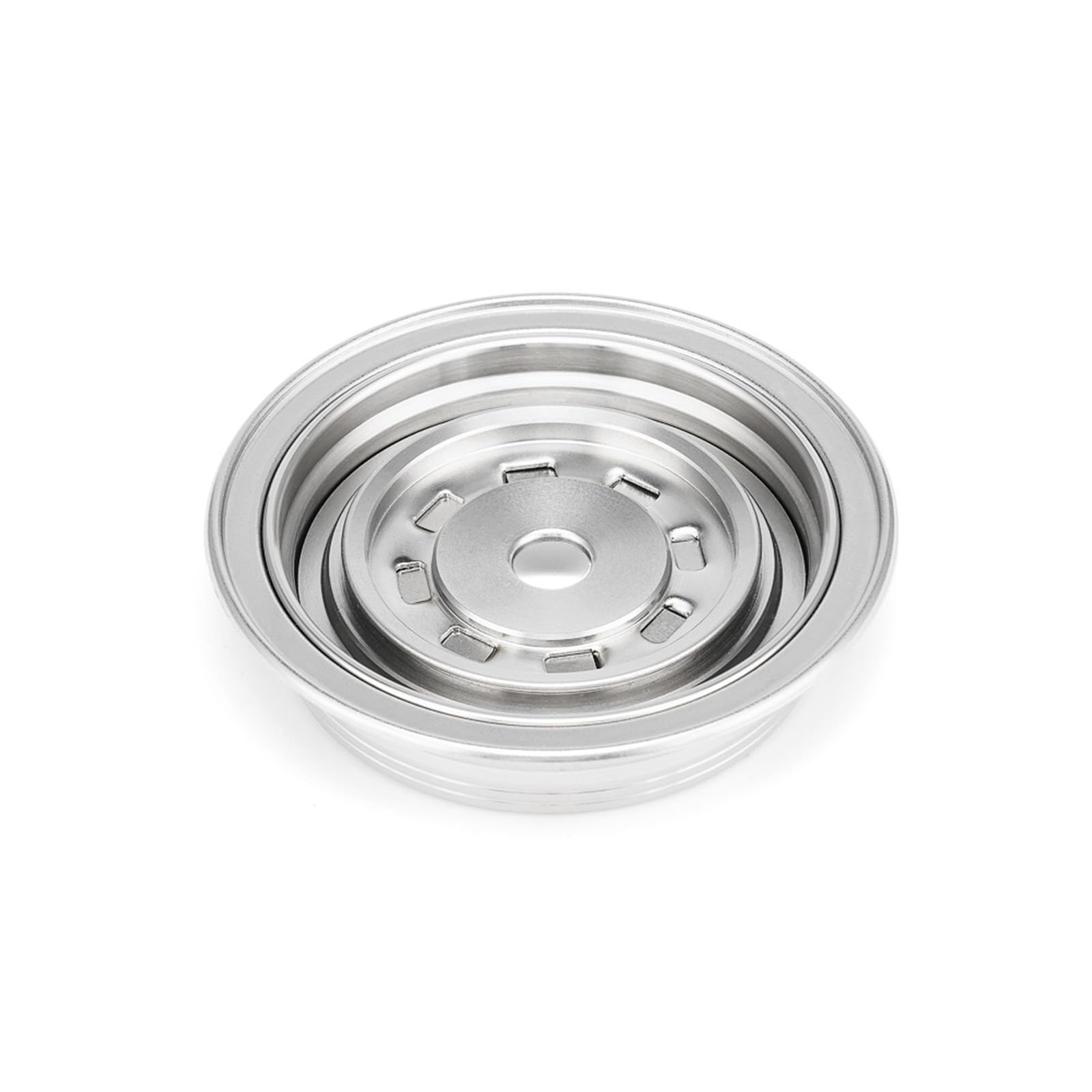 Jazuaiao Innovative Coffee Machine Conversion Tray Stainless Steel Coffee Pods Adapter Pods Attachment for Various Setting Solution