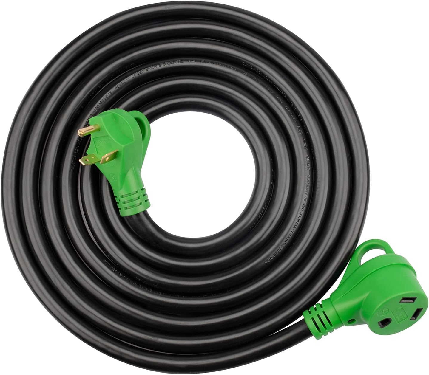 RVGUARD 30 Amp 25 Feet RV Power Extension Cord, Heavy Duty
