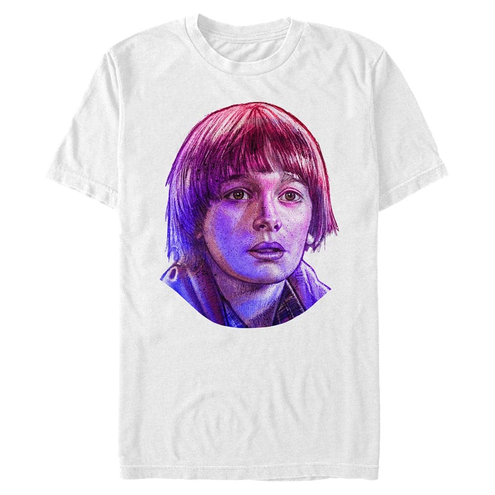 Stranger Things Men's Will Big Face Short Sleeve T-shirt T-Shirt