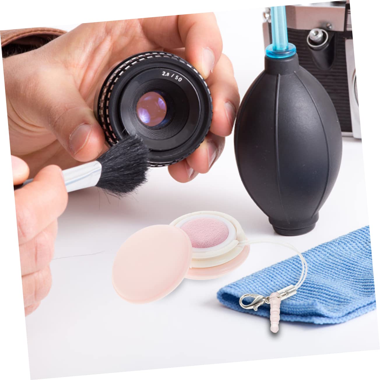 KOMBIUDA 30pezzi Salviette Macaron Per Pulizia Occhiali e Schermi Panni Microfibra Colorati Per Smartphone Laptop e Lenti Pratico e Portatile Senza Graffi
