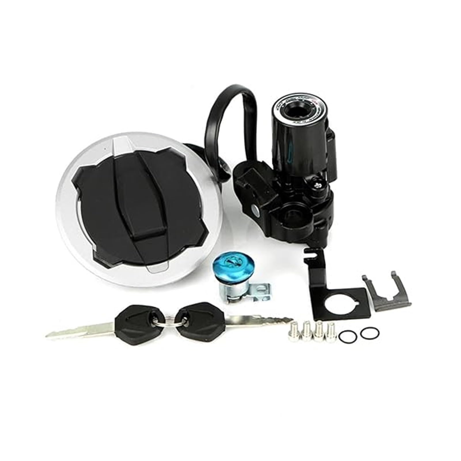 Blocco Accensione Per EX400 Per Ninja 400 ER400 Z400 2018-2023 Juego Cerradura Asiento Para Tapa Combustible Y Interruptor Encendido Motocicleta Moto