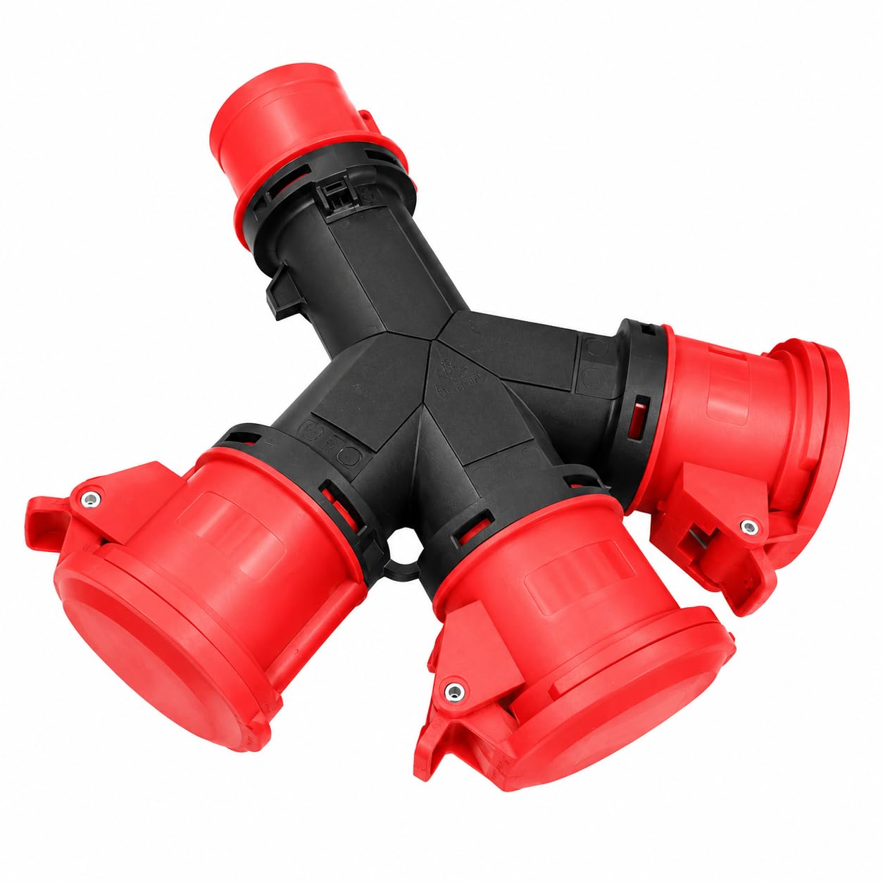 Adaptador Cetac Caravana y Camping - Enchufe Industrial 3 Tomas 3P+N+T 32A IP54 380V SpeedPRO