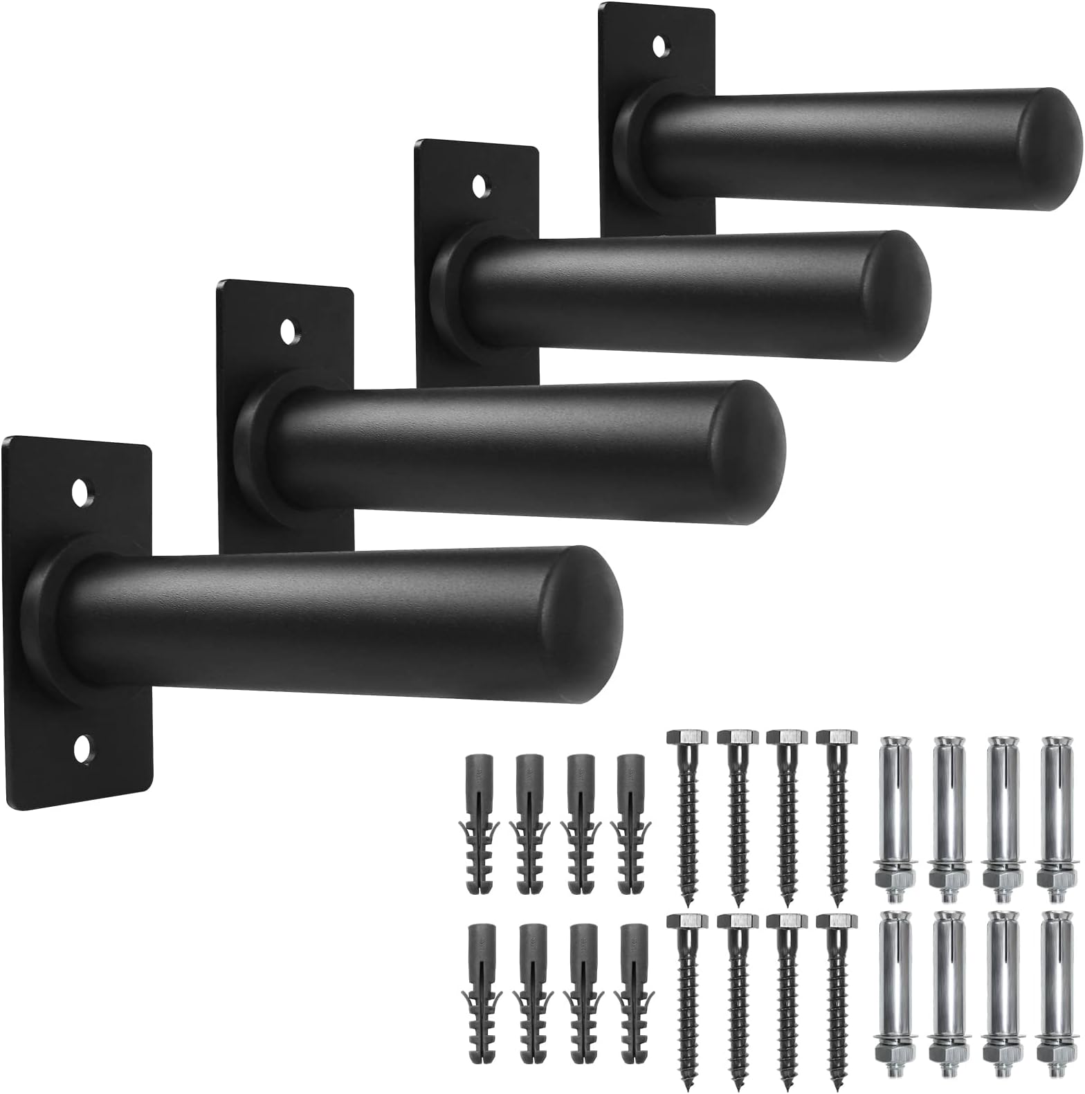 A2ZCARE Wall Mount Weight Plate Holder – Fits 2” Olympic Weight Plates