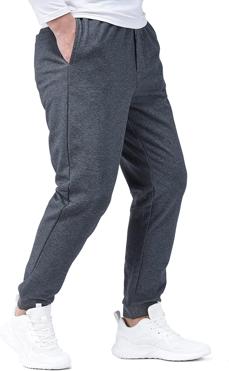 Zoulee Classic Drawstring-Waist Zipper Logo Jogger Pants with Zipper Fly - Image 3
