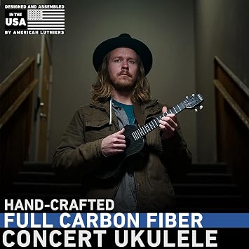 KLOS Full Carbon Concert Ukulele (Acoustic-Electric)
