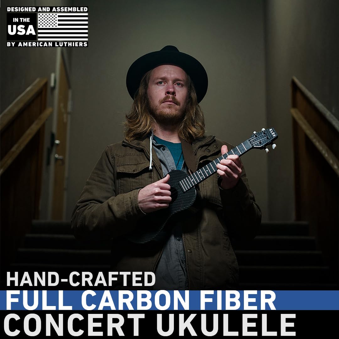 KLOS - Ukelele de concierto de carbono completo (acústico)