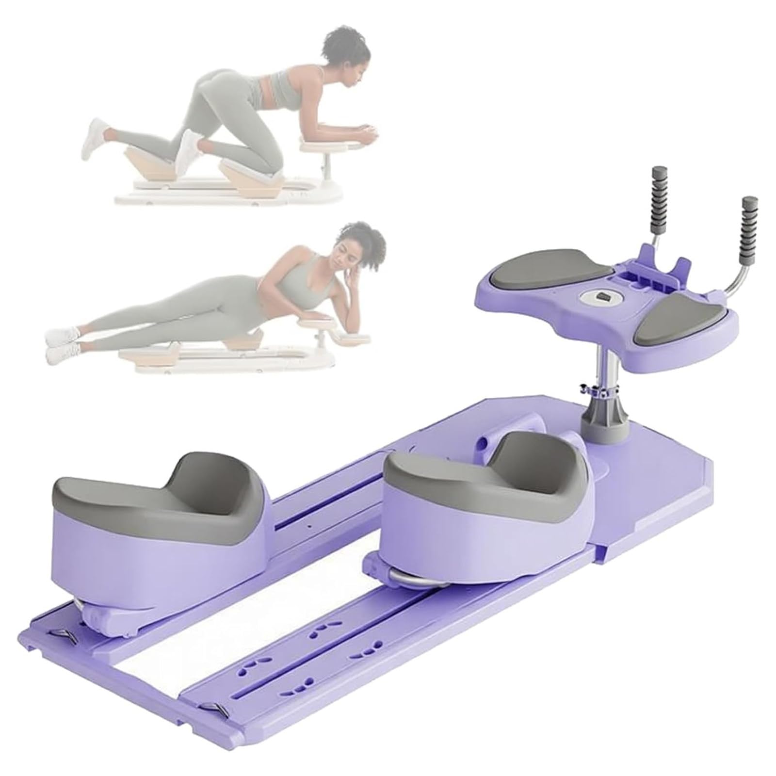 HajMyrdonyx Spine Twist & Stretch Trainer, Crawling Training Machine Back Pain Relief Purple