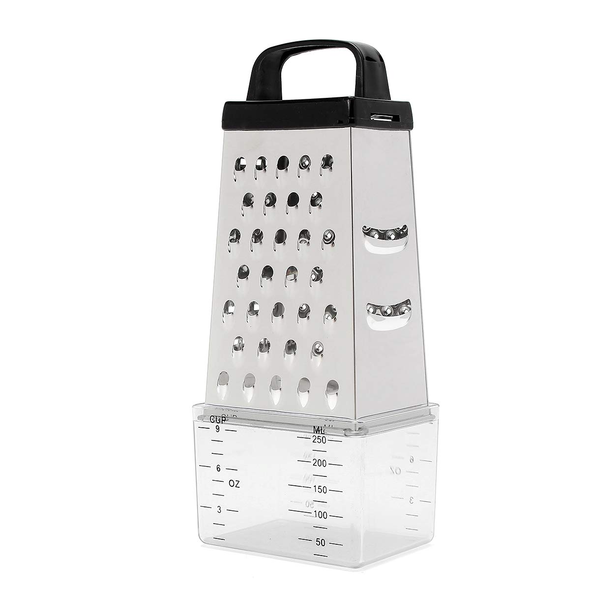 GGGarden GGGarden Grater Box Stainless Steel 4 Sided Multi Funtion Cheese Vegetable With Container Lunch Box