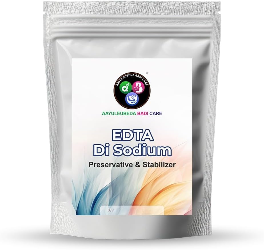 Aayuleubeda Badi Care ABC-EDTA DiSodium, 100g (3.5 oz) I Preservative & Stabilizer for Cosmetics & Personal