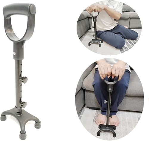 Miniatura 3 de Bastón de pie, bastón de asistencia de pie, ayuda de asistencia de pie para adultos, personas mayores y ancianos, asistencia de elevación de silla,