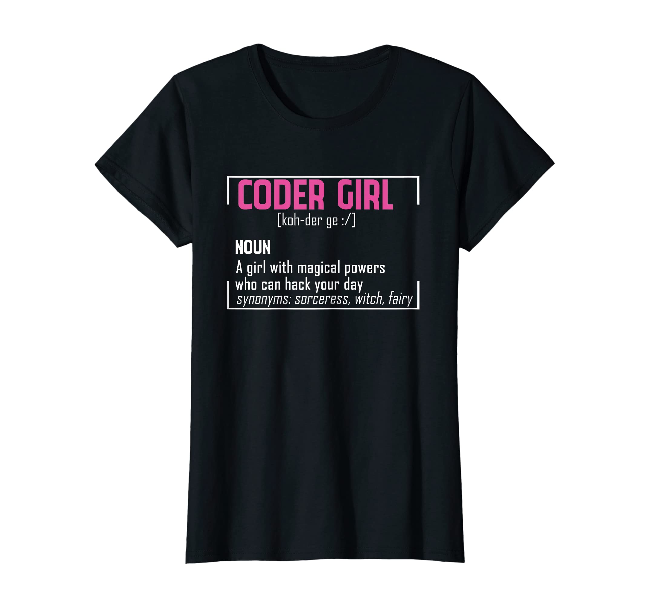 Coder Girl Definition Programmer Coding IT GiftWomens Coder Girl Definition | Programmer Coding | IT Software T-Shirt