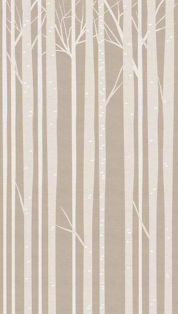 Papier peint forêt de bouleau Livingwalls pour créer une ambiance scandinave au salon