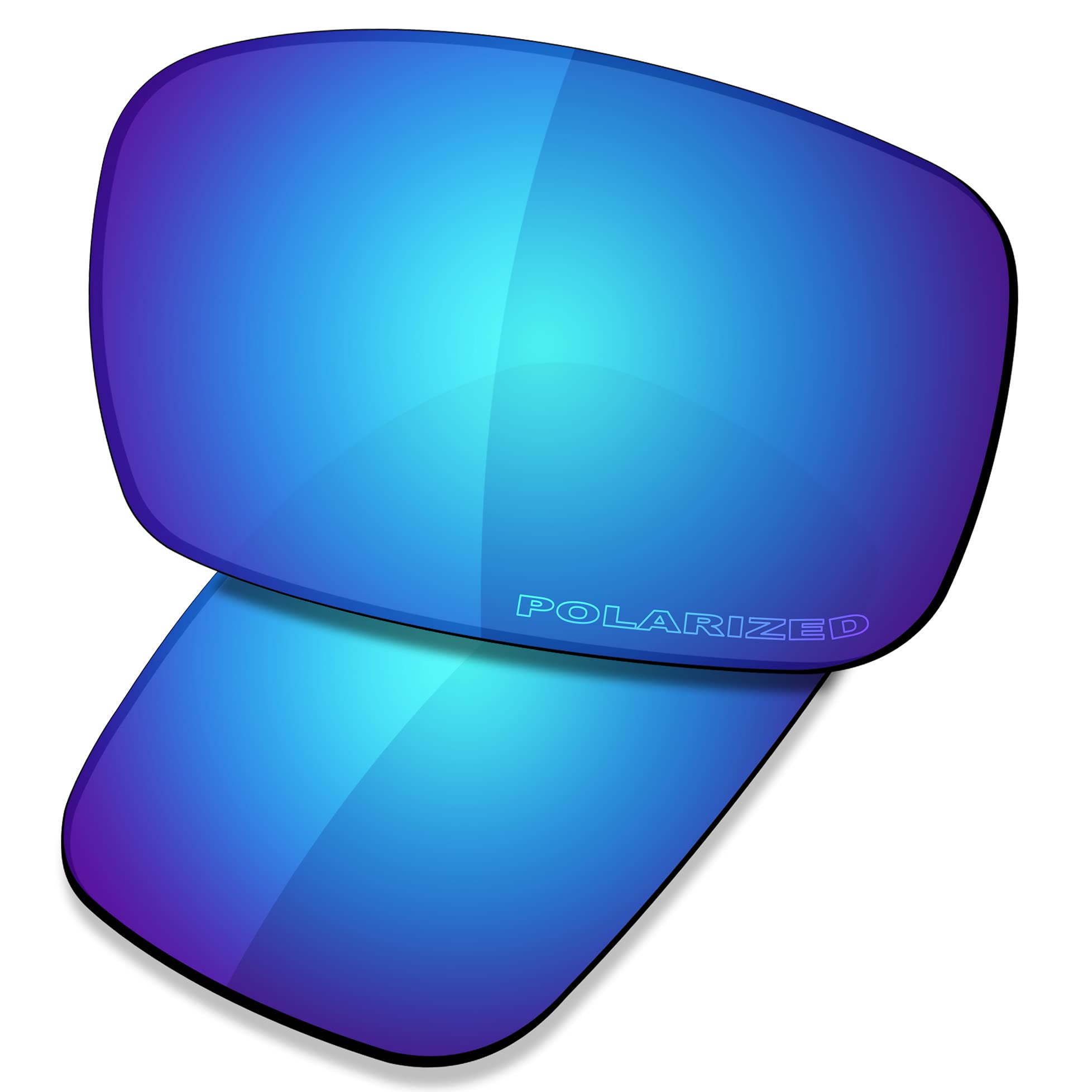 Saucer Premium Replacement Lenses for Oakley Crankshaft OO9239 Sunglasses High Defense - Glacier Blue Polarized